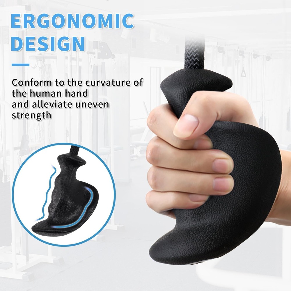 Tricep Rope Ergonomic Tricep Pull Down Attachment 36In - Rope Attachment for ...