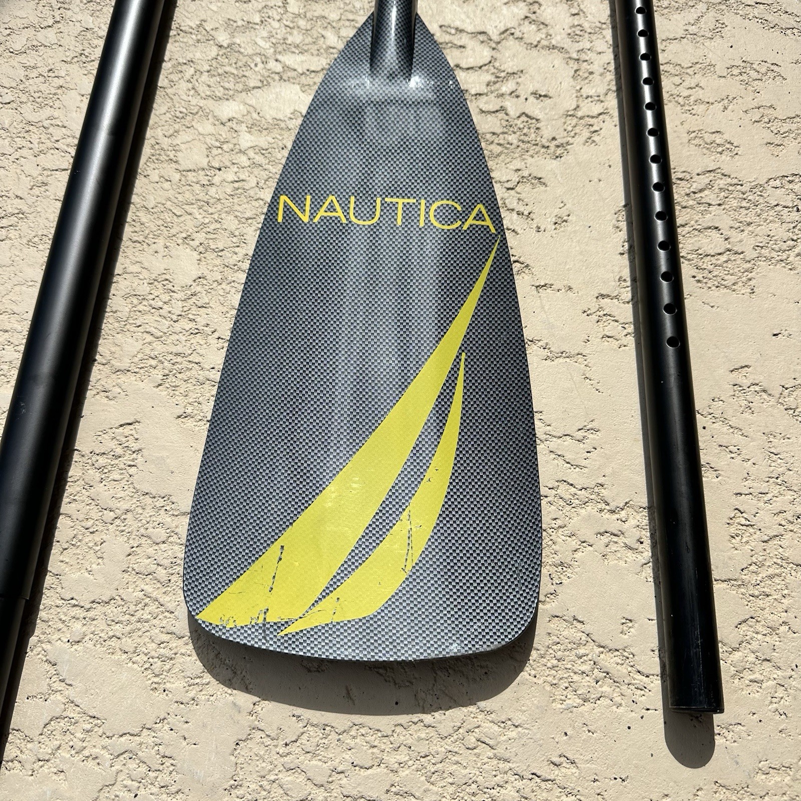 3-Piece Adjustable SUP Paddle –Lightweight, Floating Aluminum Shaft (Nautica)