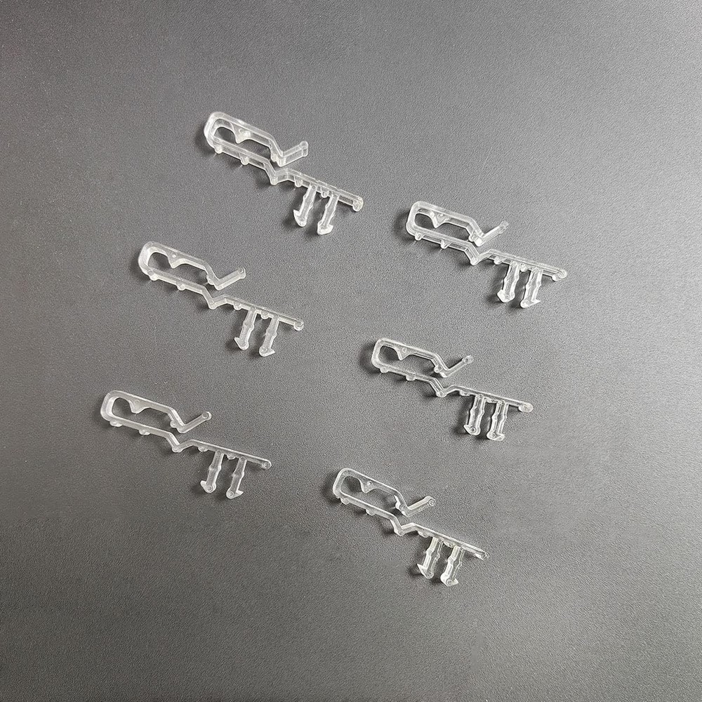 Hidden valance clips for mounting window blinds.