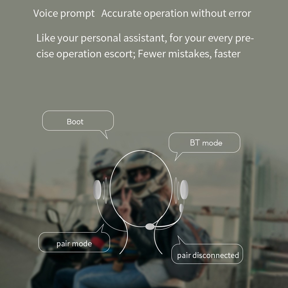 Motorcycle with Headset Waterproof Universal V2K9