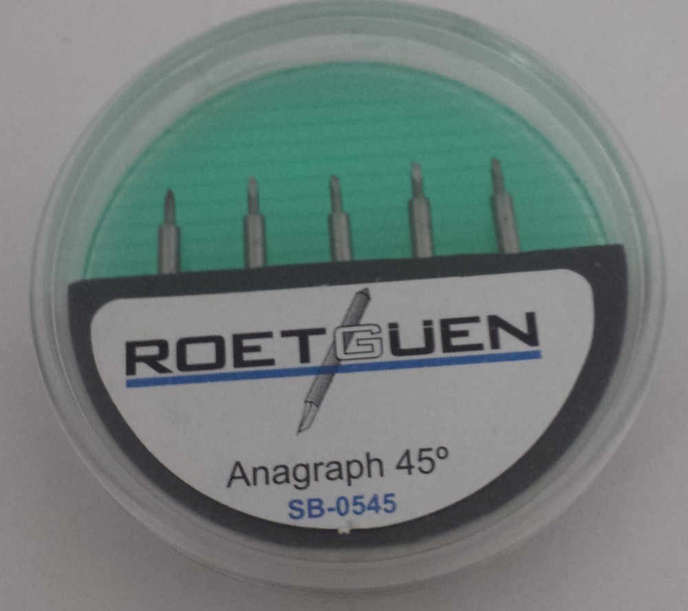 Original Roetguen Anagraph 45° Vinyl Cutter Plotter Blades