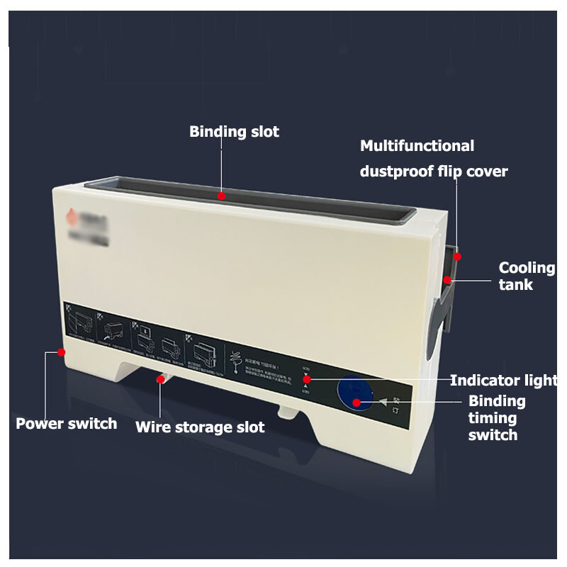 Hot Melt Binding Machine Office Automatic Gluing Machine Small Gluing Machine
