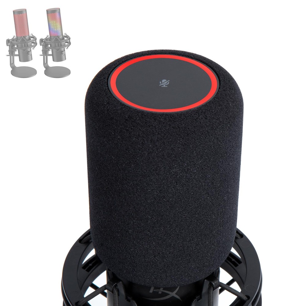 QuadCast 2 Mic Pop Filter, Mic Windscreen Compatible with HyperX QuadCast 2 M...
