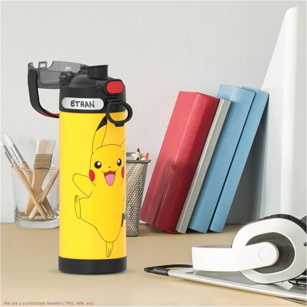 Thermos Kids' 16oz FUNtainer Stainless Steel Water Bottle - Pokemon