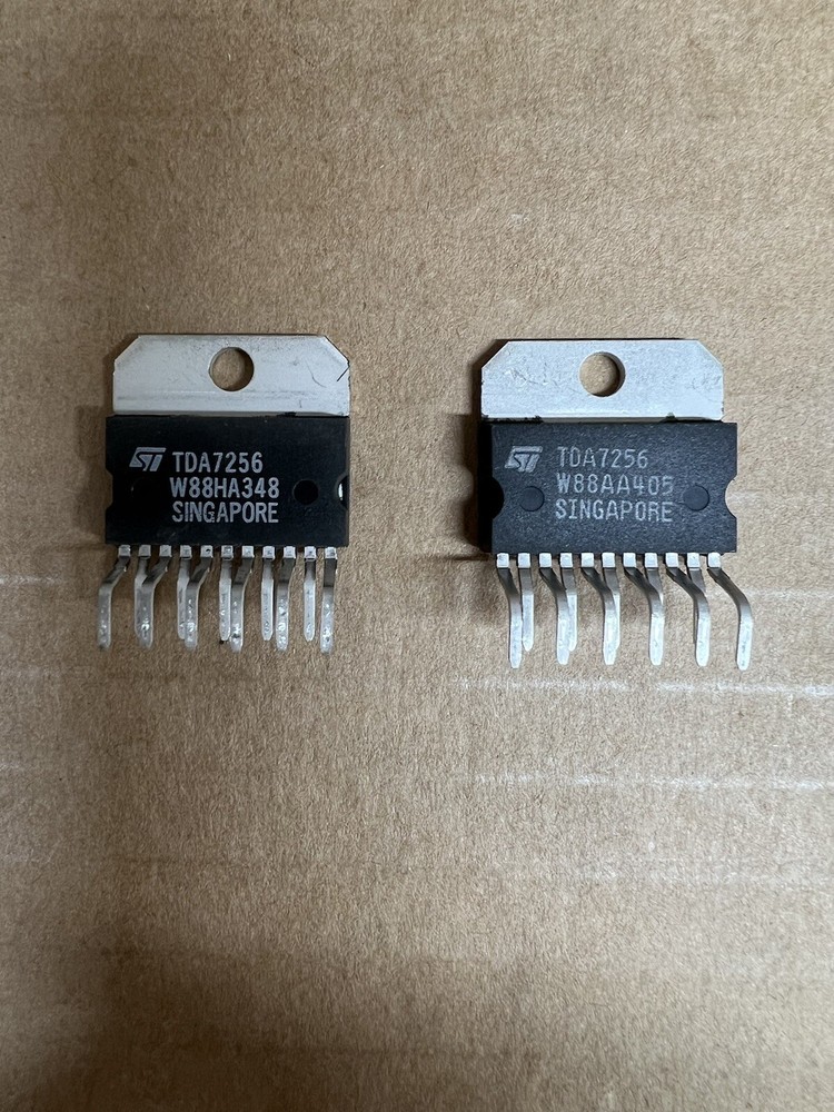 2 PCS TDA7256 AUDIO AMPLIFIER IC NOS