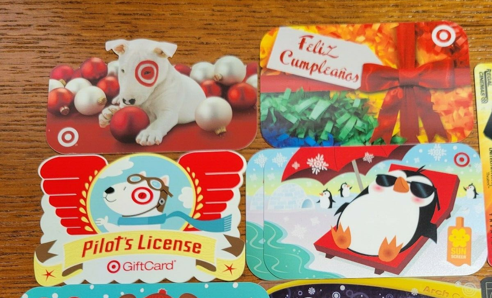 12 Assorted Gift Cards No Value 2008-2012 McD Target Regal Subway Outback 220148