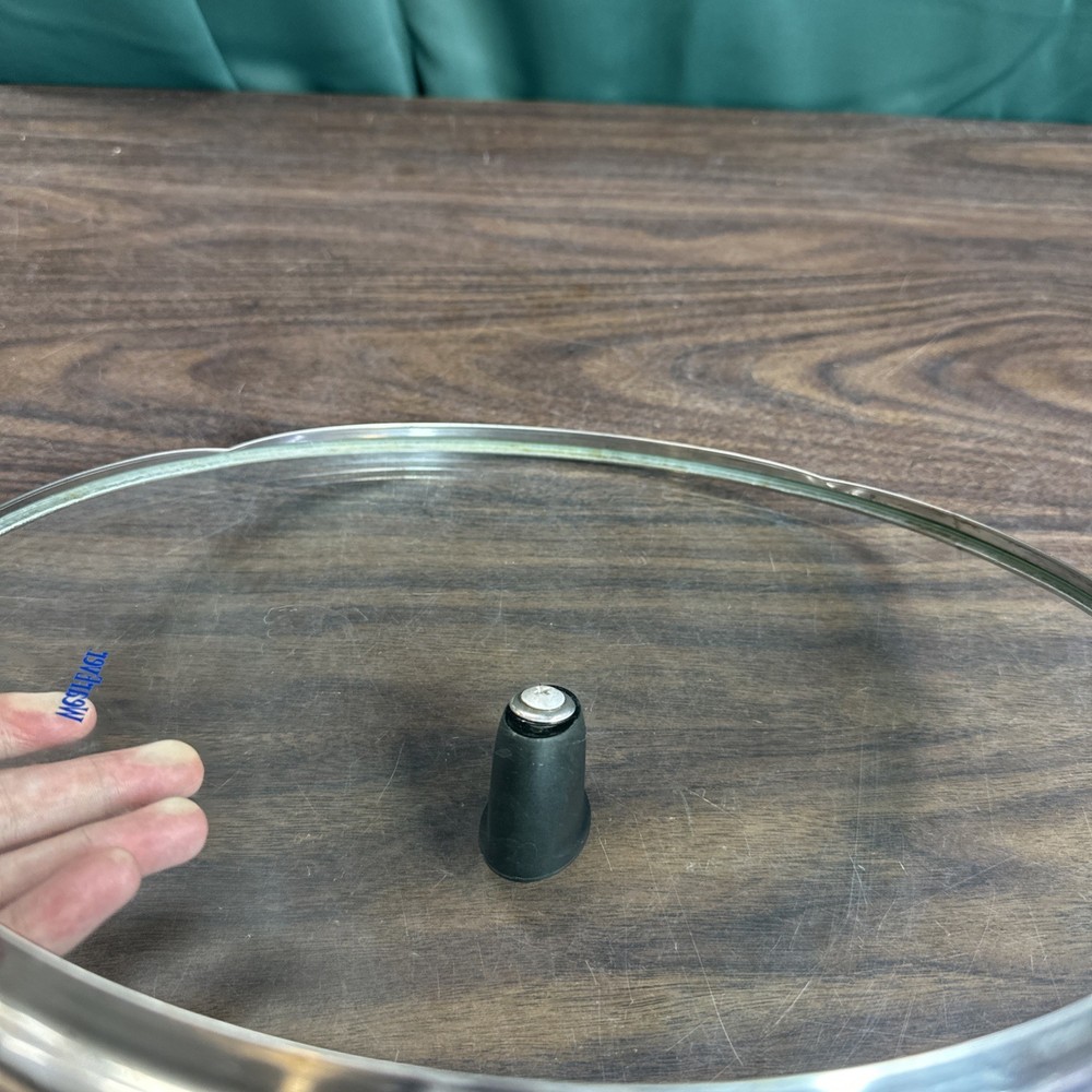 Wearever Cookware Replacement Glass Lid 11”Inner 12” Outer Diameter