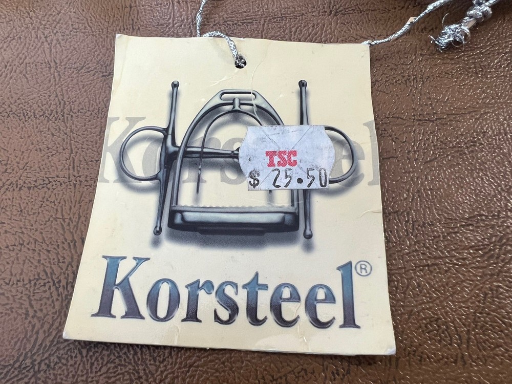 Korsteel Jointed Eggbutt Solid Snaffle Bit 5.5”