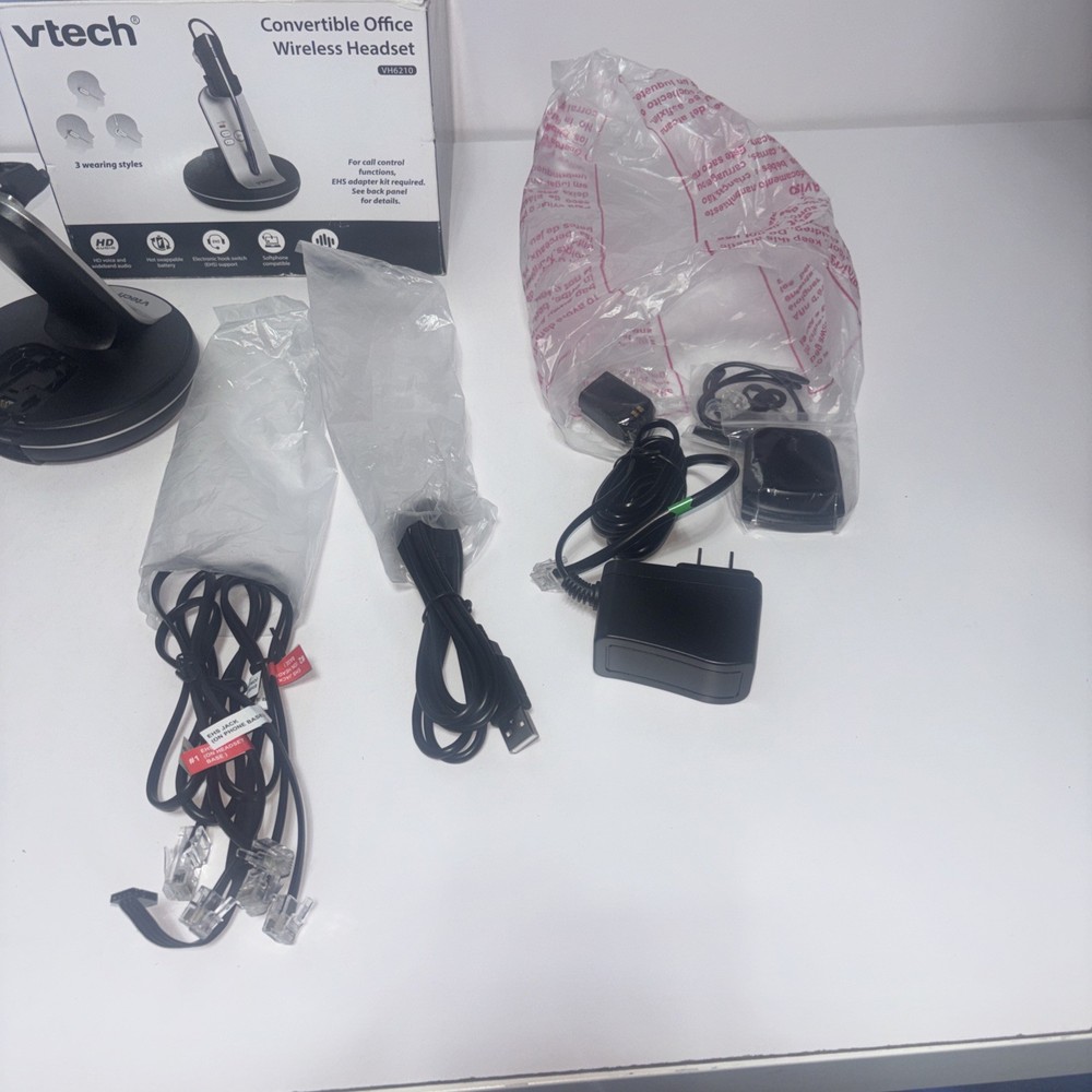 VTech VH6210 Convertible Office Wireless Headset OPEN BOX