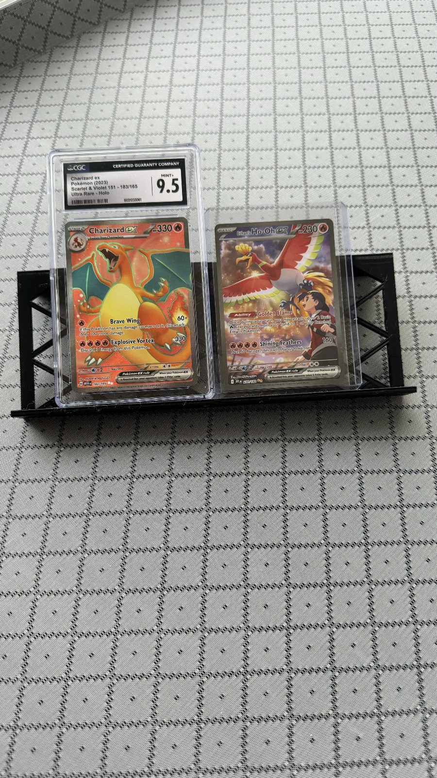 Display Case Card Riser Stands – Designed for 34” x 22” Display Cases Horizontal