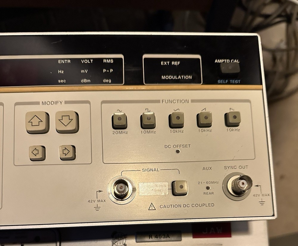 Eight Electronic Engineering Testing Devices, HP, Tektronix, Kepco, Agilent