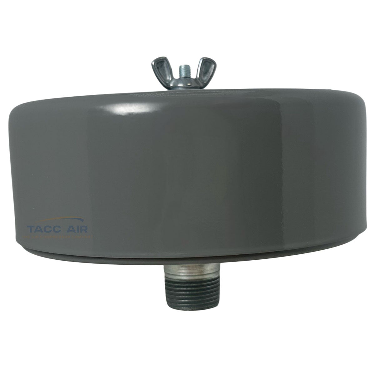 3/4" NPT Air Compressor Intake Filter Silencer Metal Housing Canister USA Made