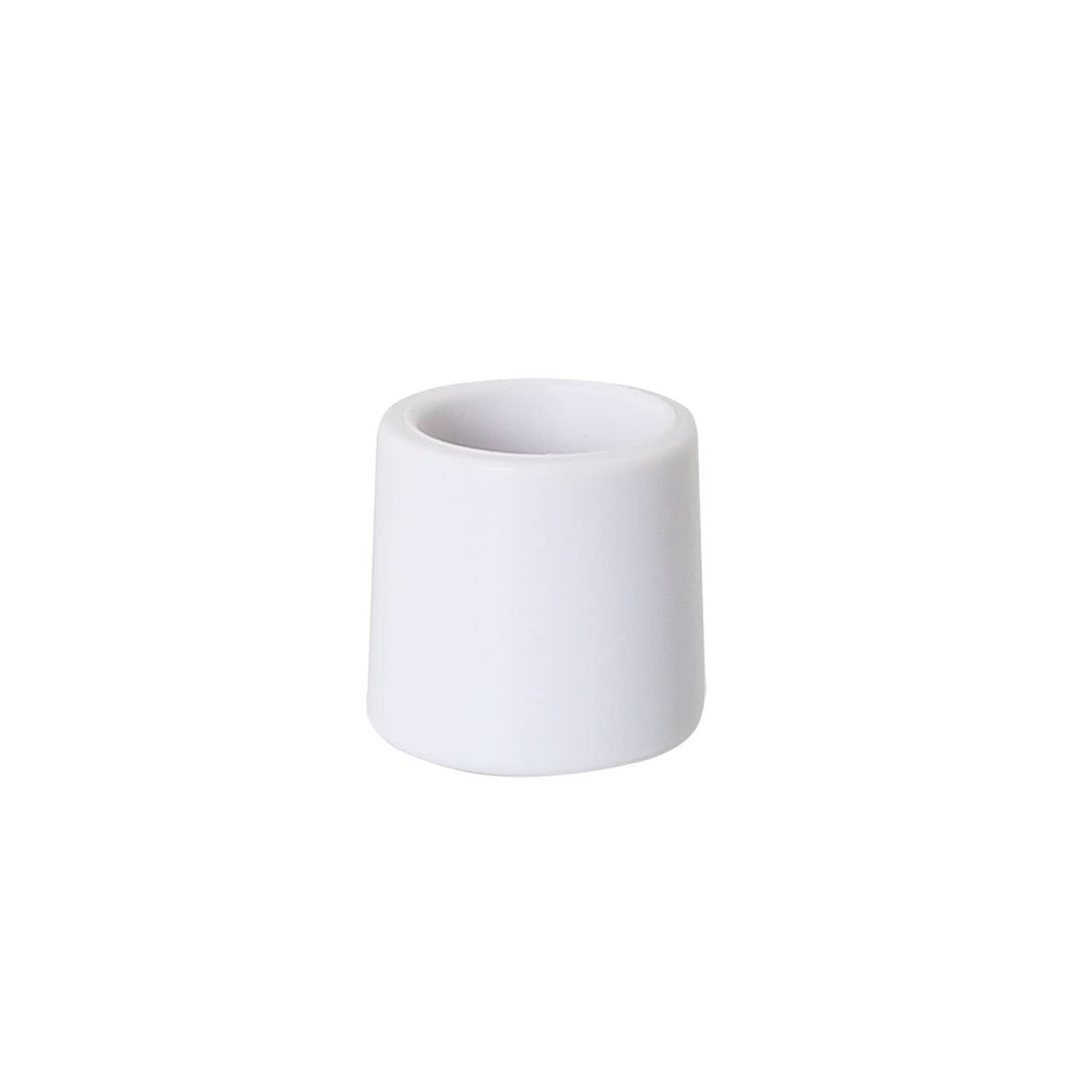 Door Stop Bumper Tips 0.4 Inch Rubber Stop Replacement Tips 8-Pack White