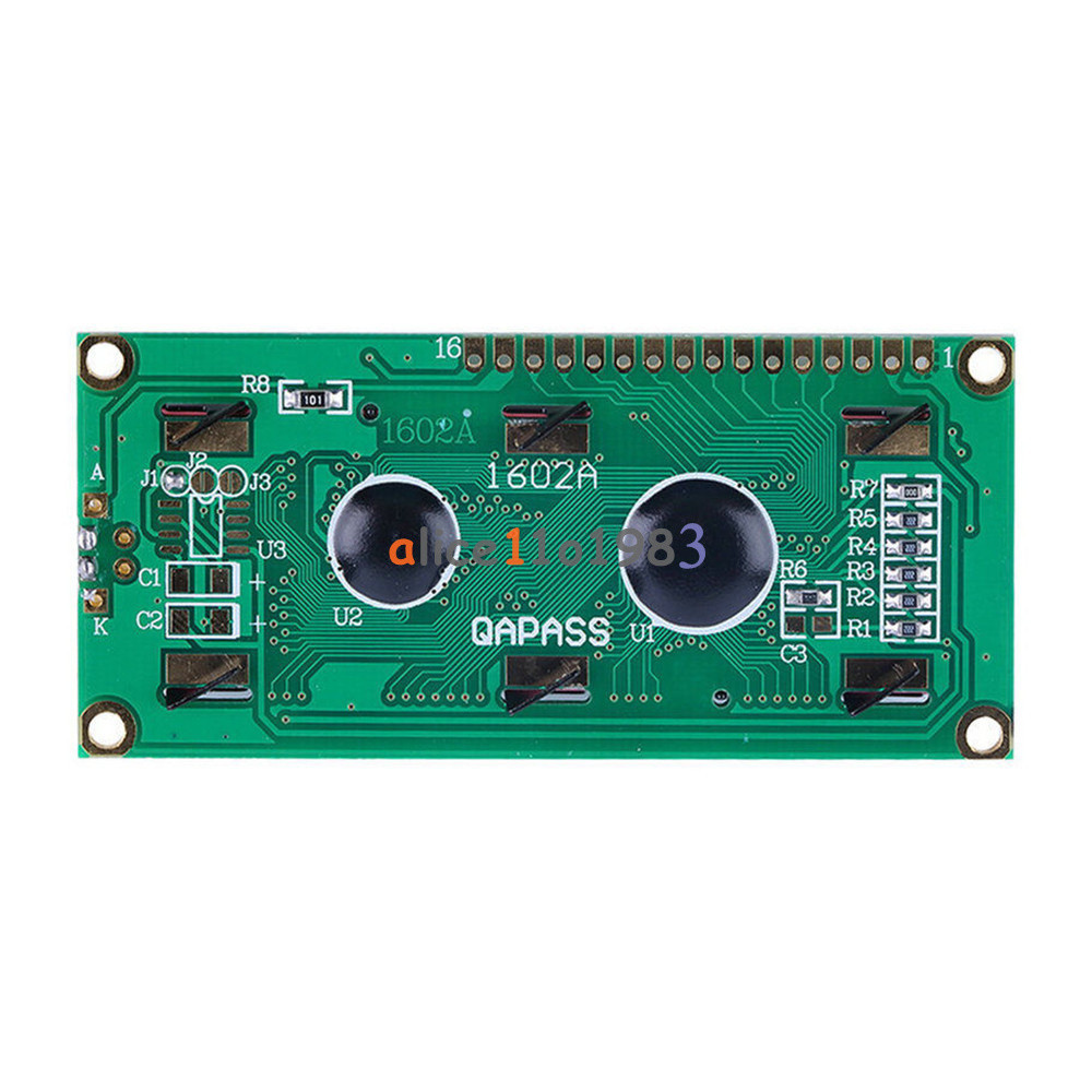 1602 16x2 Character LCD Display Module HD44780 Controller Blue Blacklight