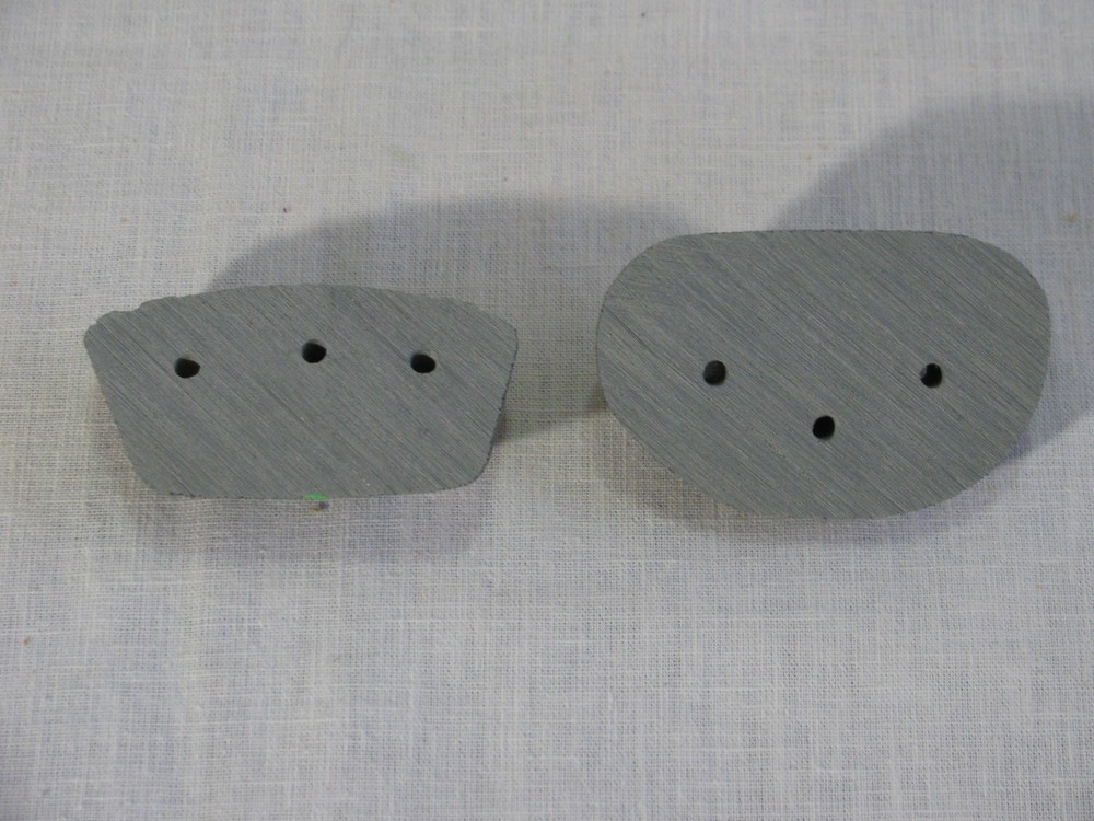 Lot 2 Gray Climbing Wall Holds, Unmarked, No Hardware