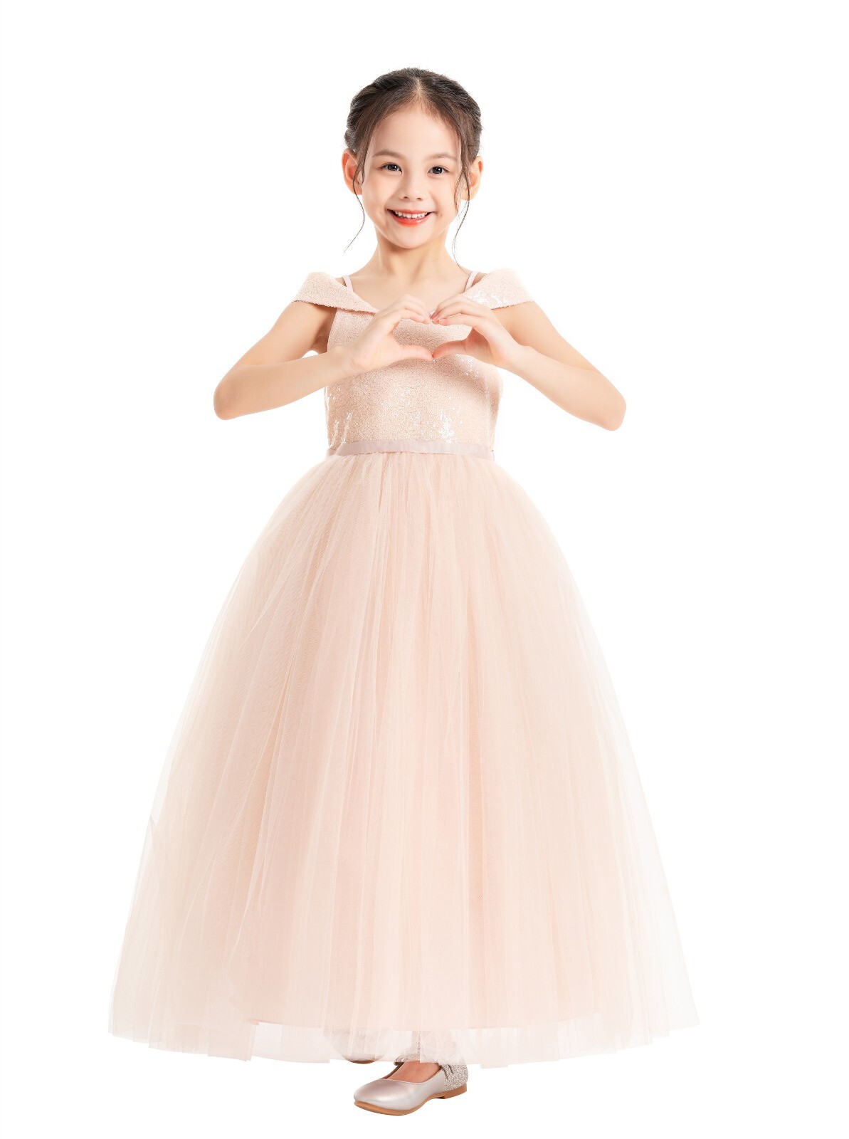 Off The Shoulder Dress Off Shoulder Sequin Dress Wedding Flower Girl Dresses