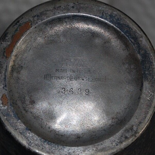 1920's Bernard Rice's Sons Apollo #3639 Hammered Silverplated Pitcher