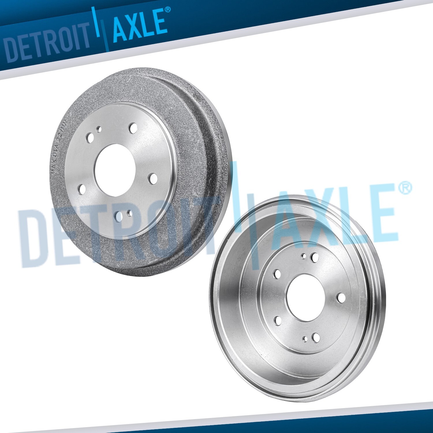 Rear Brake Drums Set for Honda 97-01 CR-V  03-07 Accord 06-15 Civic 13-15 FIT