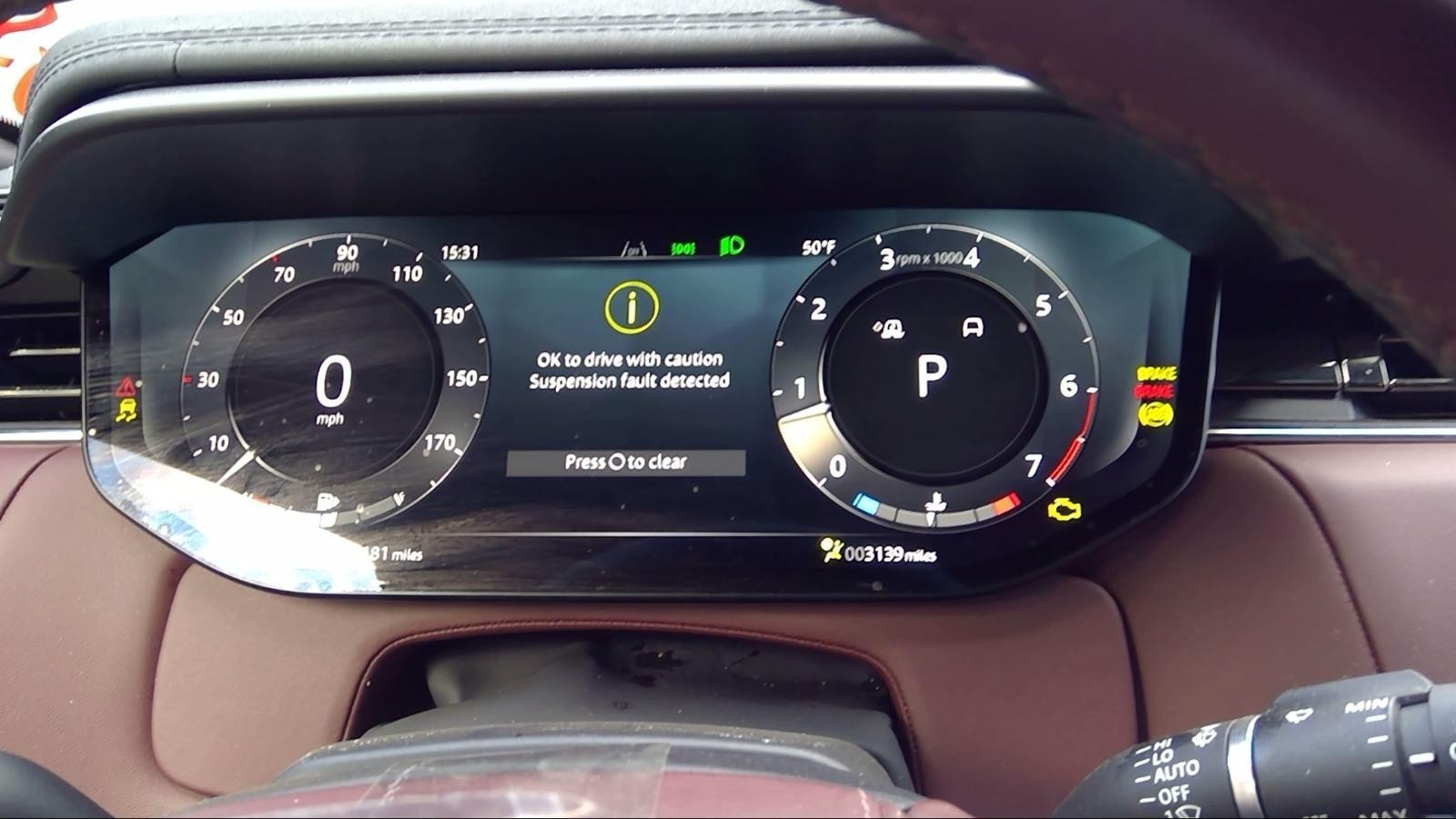 23 RANGE ROVER SPORT REAR BLIND SPOT SENSOR RADAR CONTROL MODULE