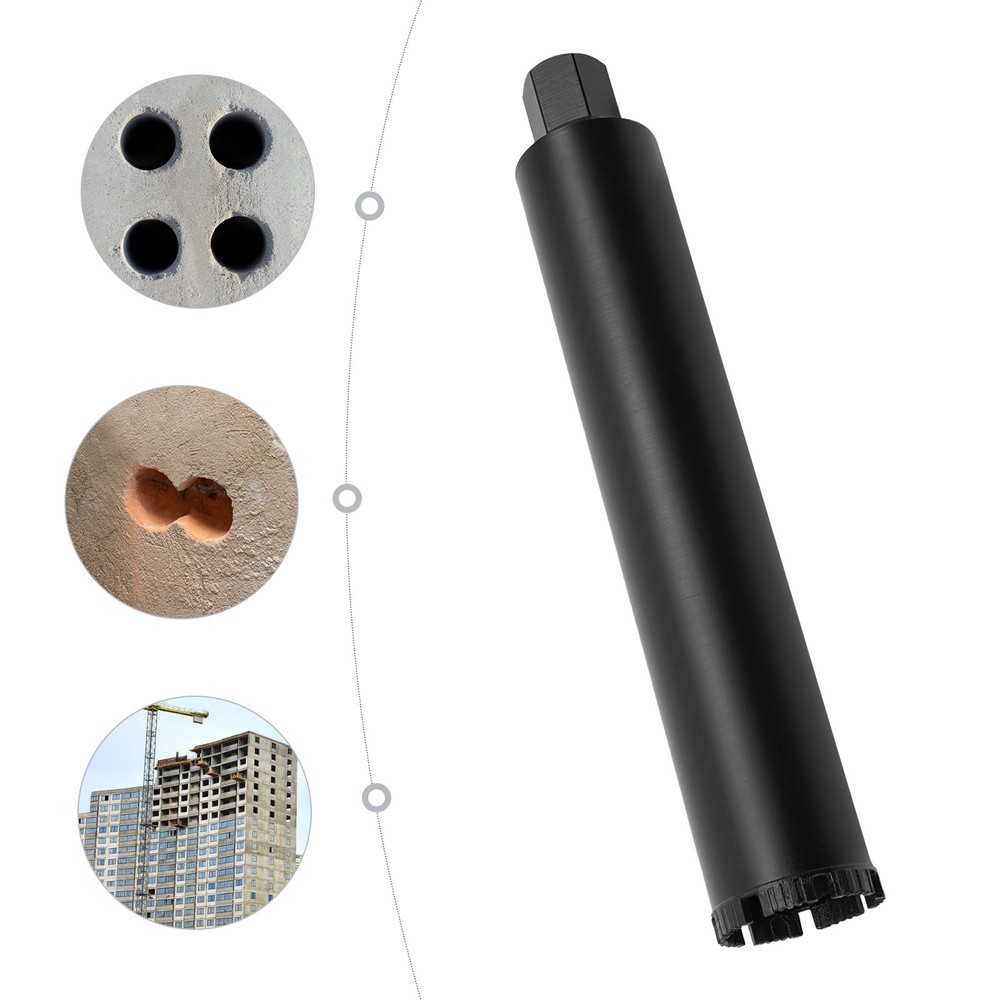 45# Steel Wet Core Drill Bit, Core Bits for Concrete, Diamond Core Drill