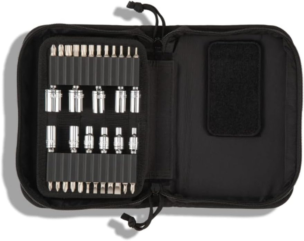 FISAPK Compact Driver Kit - 46 Bits, 22 Sockets, Ratcheting T-Handle