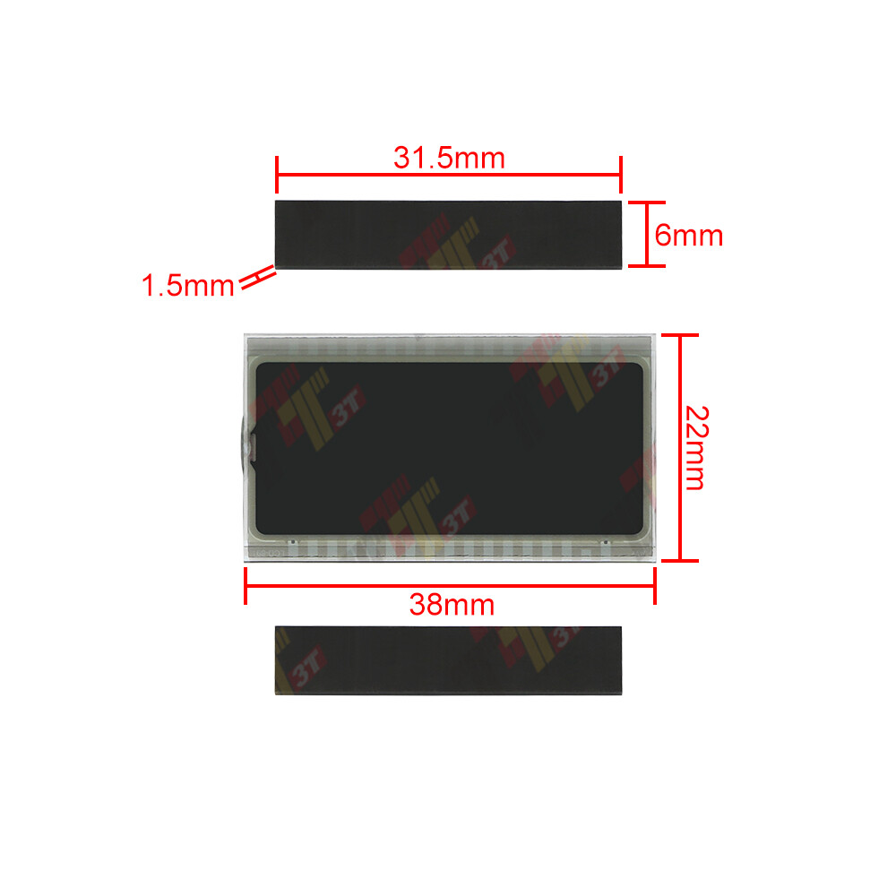 Display for Porsche 944 / 968 CS Digital Watch Clock Unit