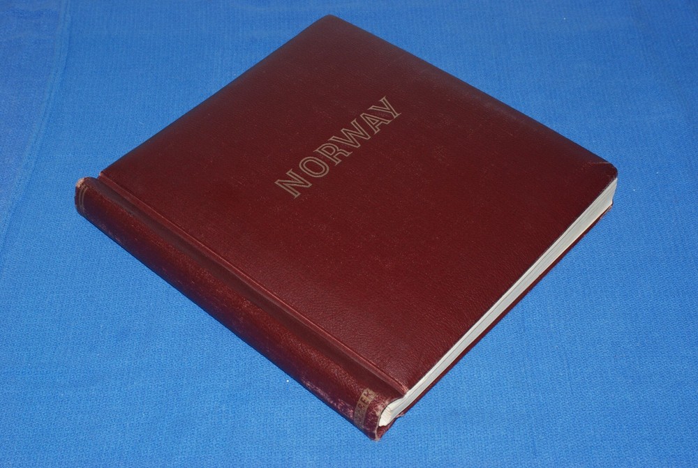 Norway Schaubek Springback Specialty Album Binder BlueLakeStamps Nice!
