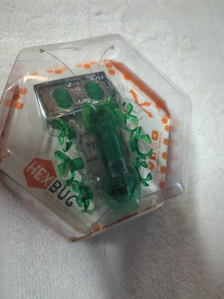 HEXBUG Battery Powered Robot Micro Robotic Hex Bug Green Beetle New