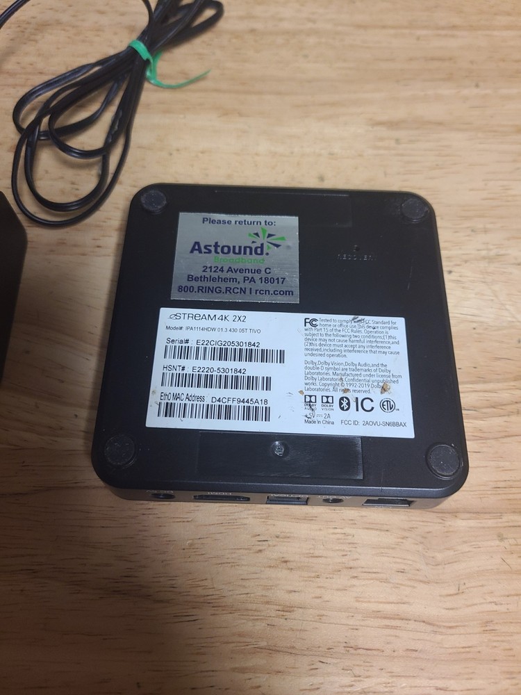 eStream 4K 2X2 Android Media Streaming Box Model IPA1114HDW