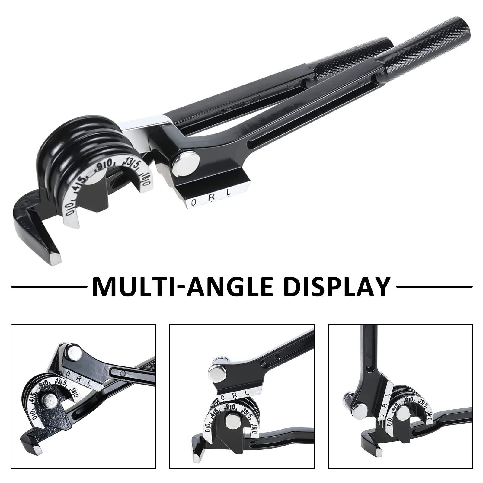 3-IN-1 Tubing Tube Bender Fuel Brake Line 1/4" 5/16" 3/8" Aluminum Copper Steel