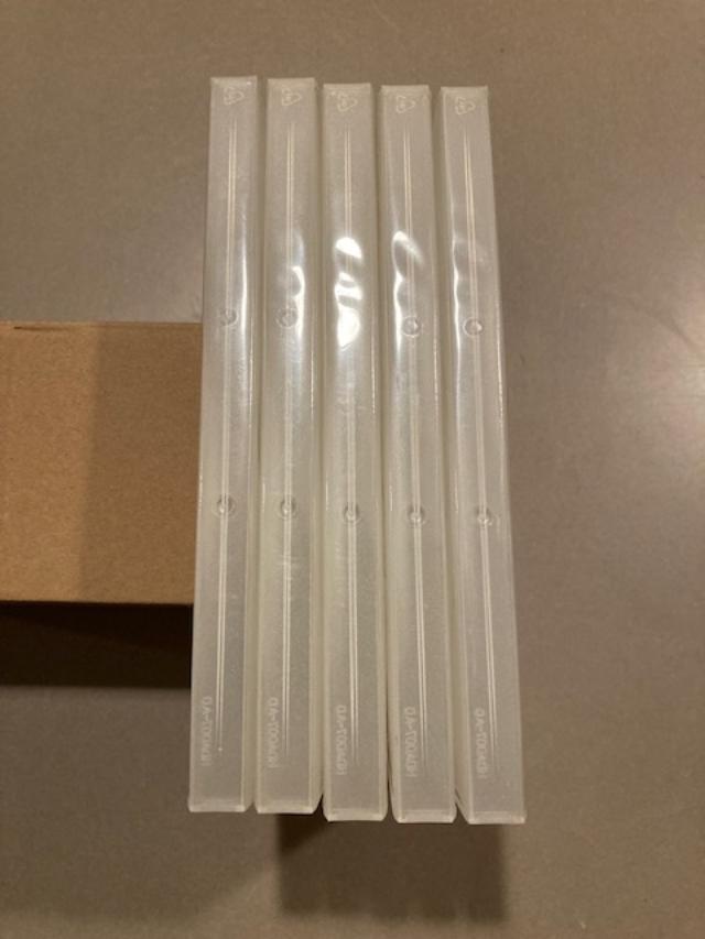 (10) ten - Clear Standard Size Soft Plastic CD / DVD Cases (1/2")