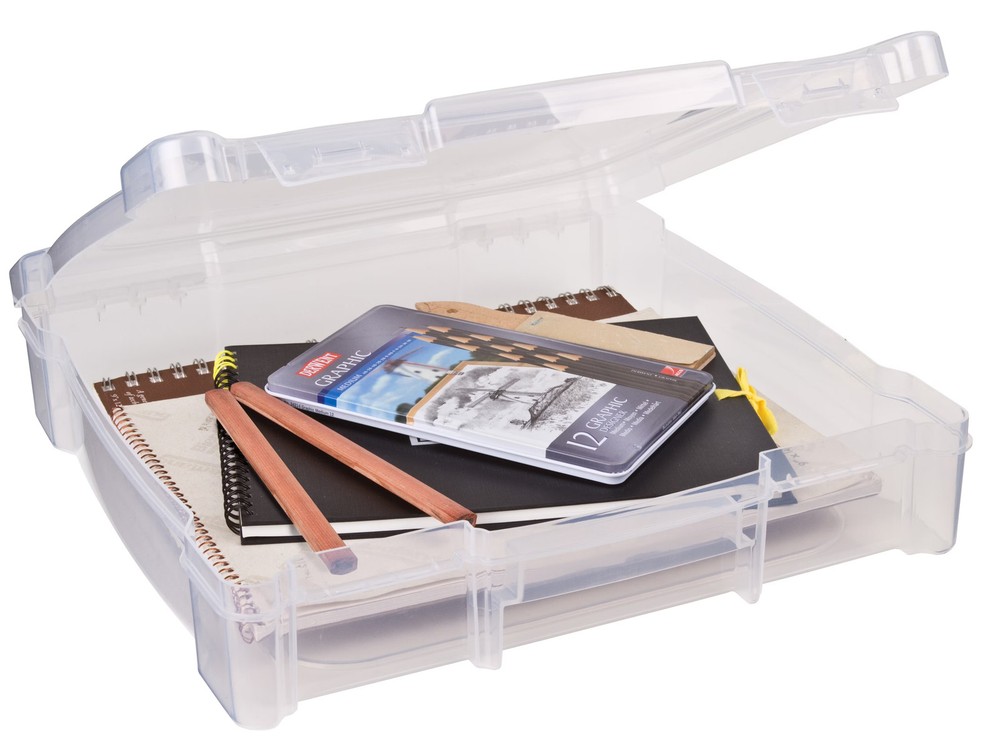 Flambeau Scrapbook Craft Storage Box Clear 1 Pack