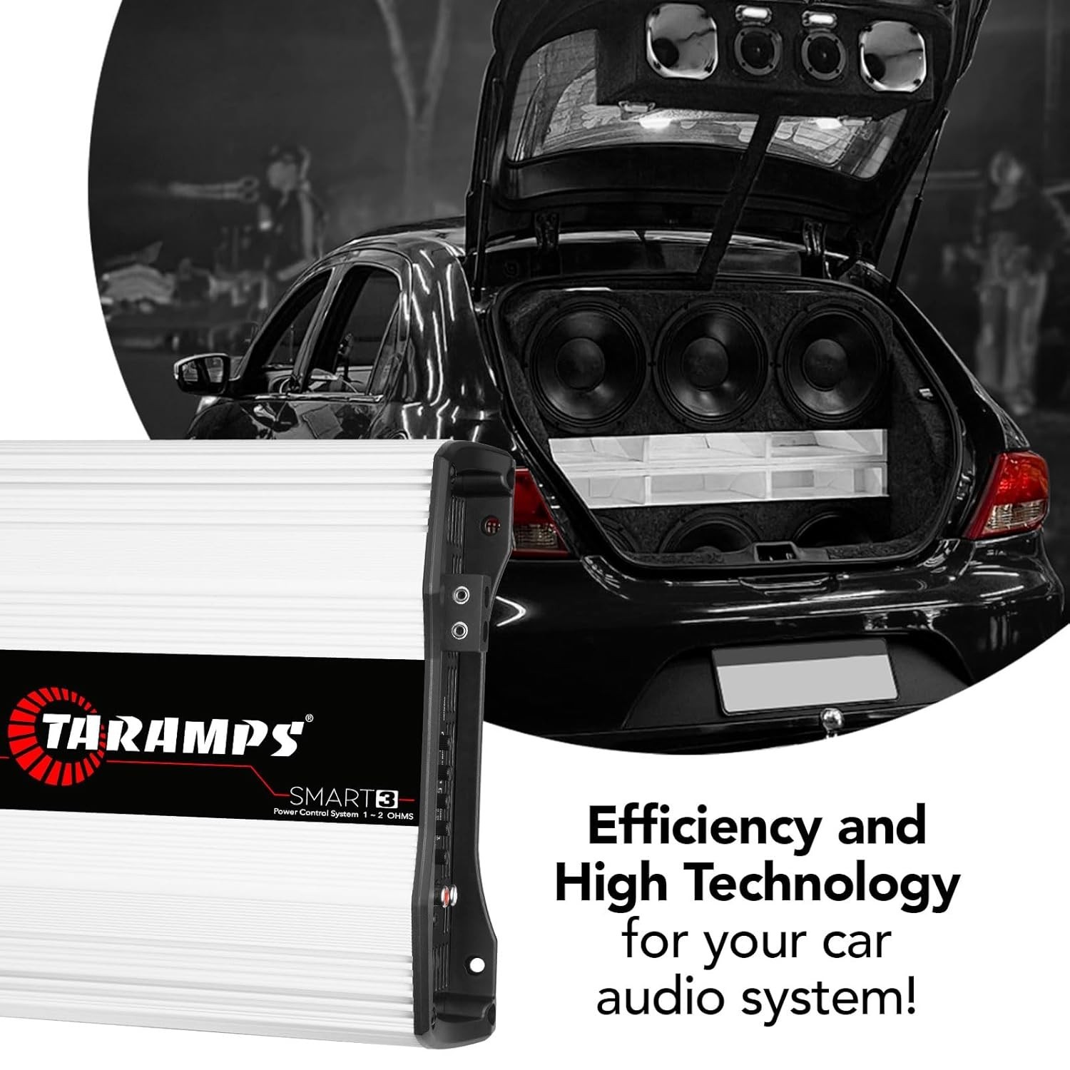 Taramps Smart 3 Multi-Impedance Amplifier 1 - 2 Ohms 1 Channel 3000W RMS