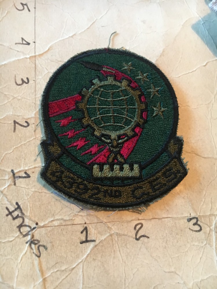 USAF 4392nd CES Squadron subdued Patch 7/25/25