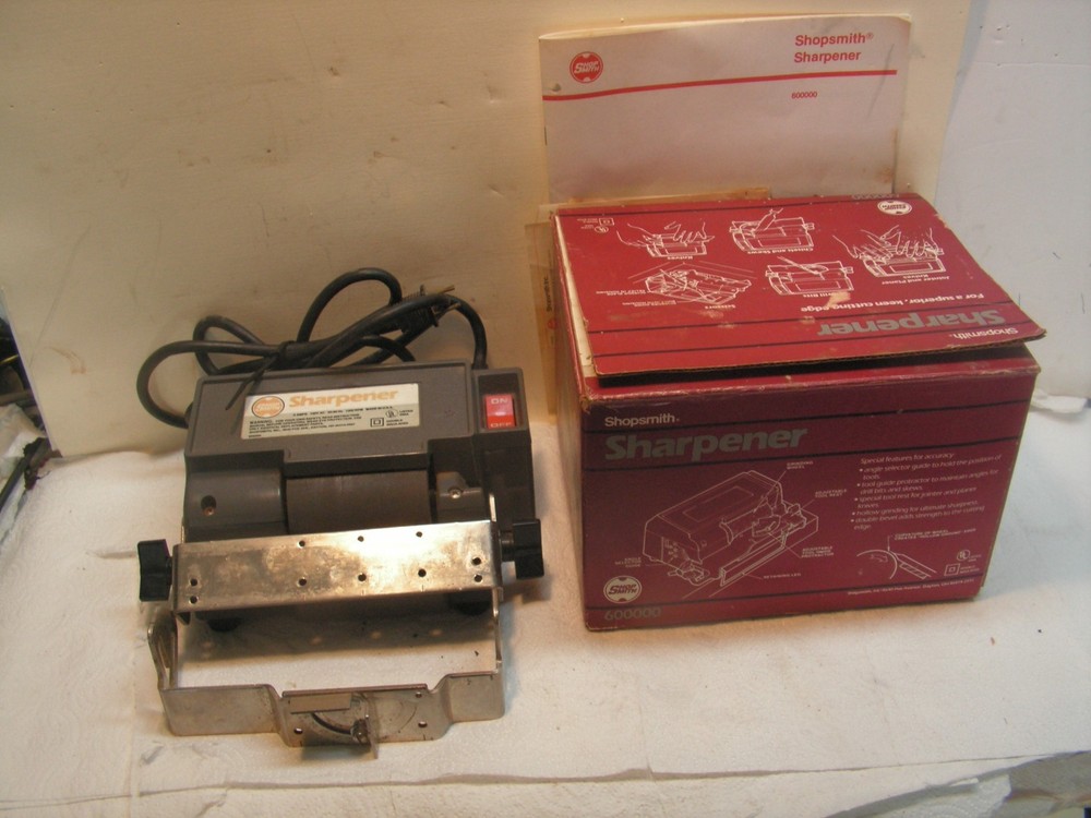Shopsmith Knife Blade Tool Sharpener Model 600000 Vintage