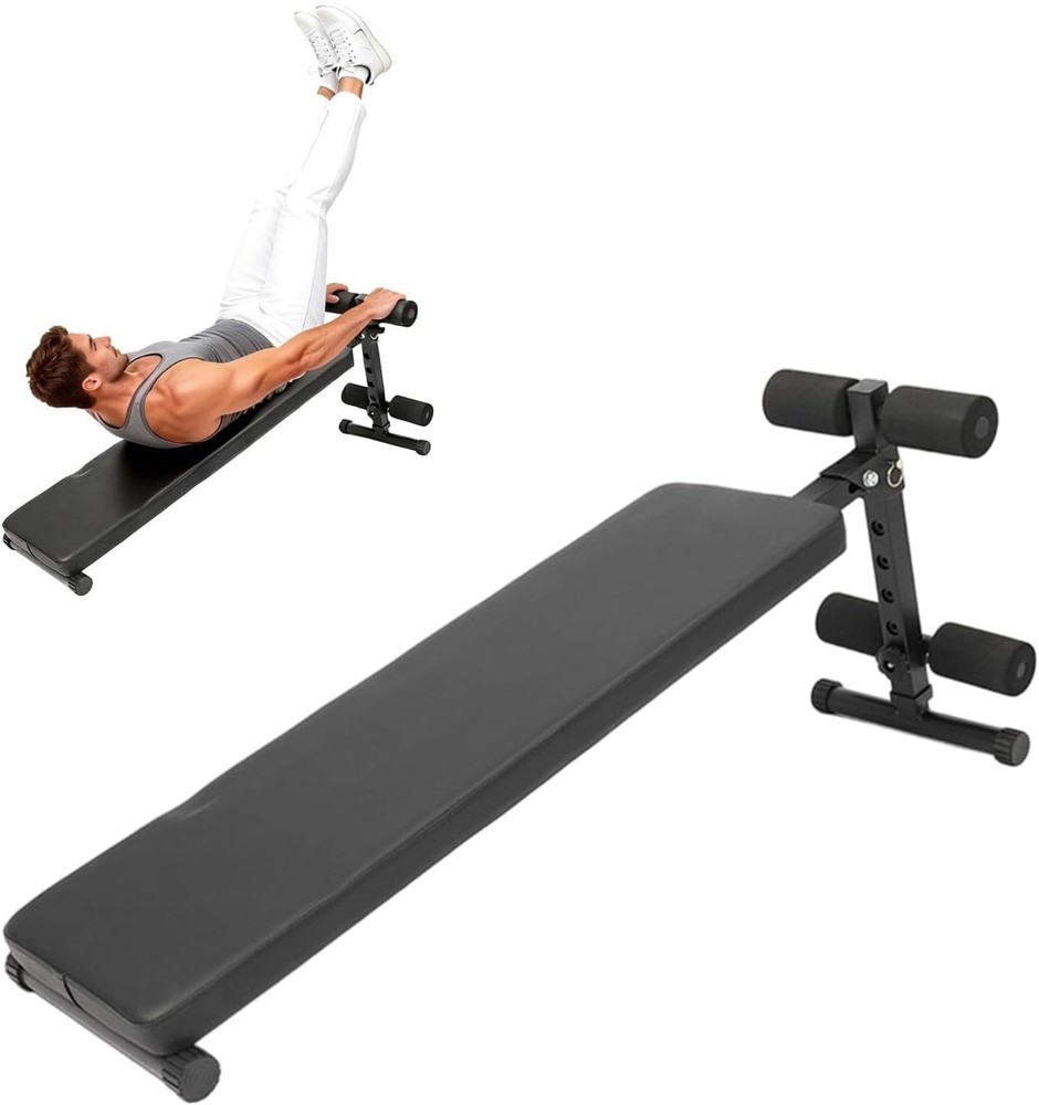 Sit-Up Bench Folding Adjustable Home Gym Workout Bench for Ab Exercise 220 LBS