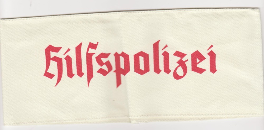 German Hilfspolizei armband