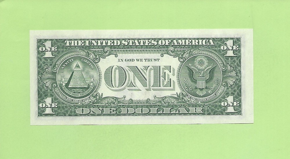 1969D ..UNCIRC $1 E 5290 6082 D .... 1969D $1 E-D NICE NOTE FRN