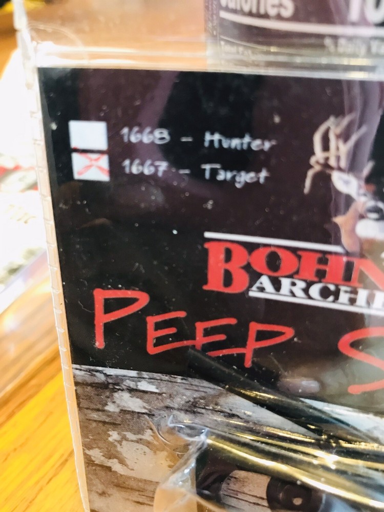 Ship N 24 Hours. Bohning Archery Peep Sight. 9016