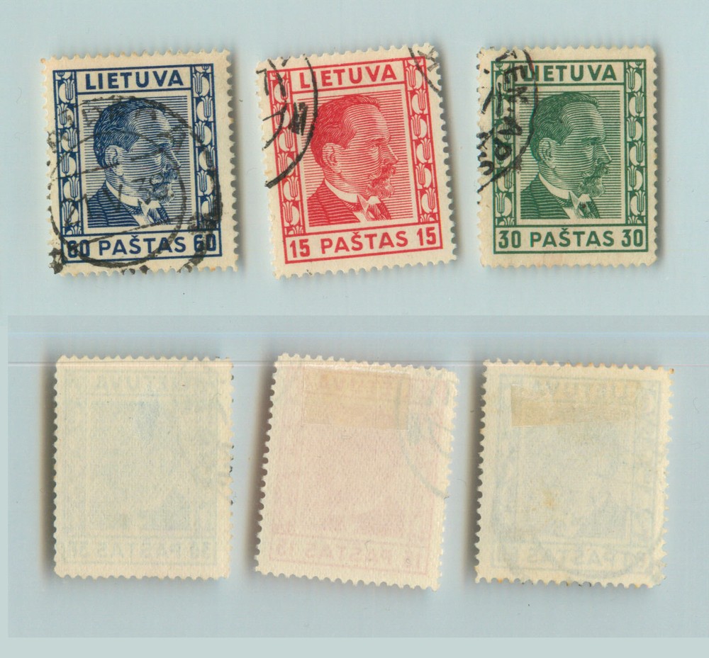 Lithuania 🇱🇹 1936 SC 296-300 used . rtb1925
