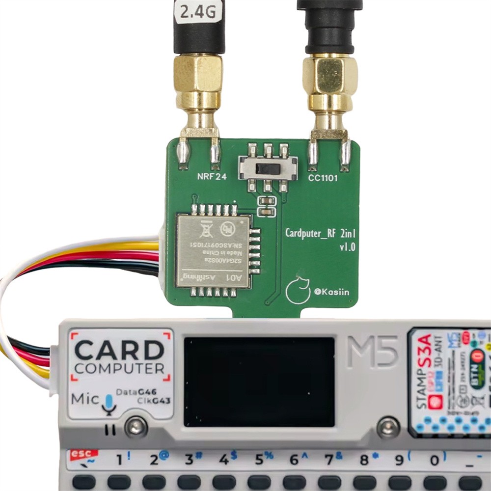 M5Stack Cardputer CC1101 433MHz RF Dual-in-One Module for Bruce Firmware