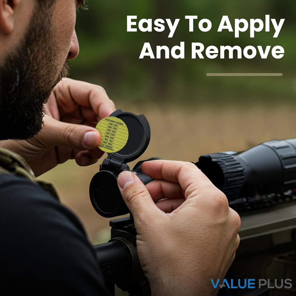 7 Pack Scope DOPE Sticker for Long-Range Shooting- Rifle Scope Sticker Can Be Us