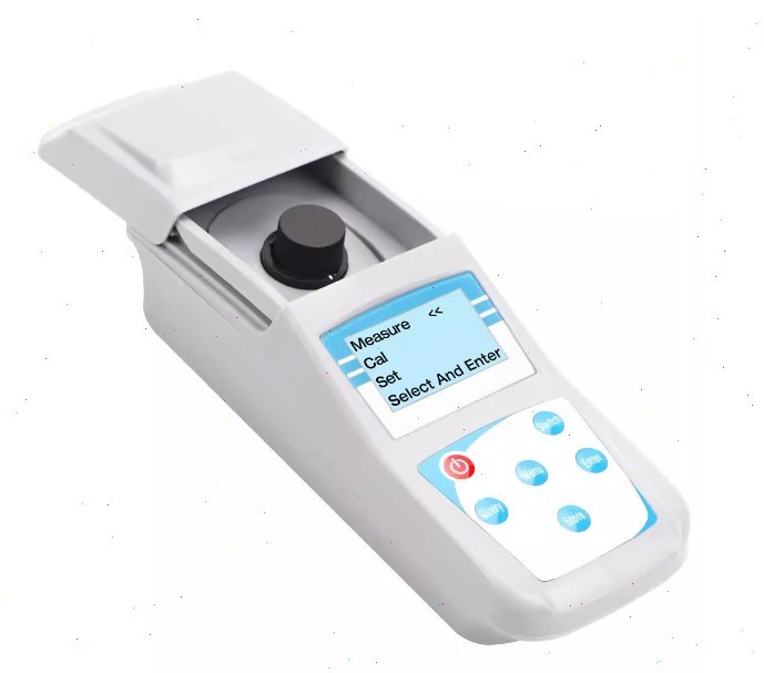 Digital Turbidity Meter with Turbidity Solution 7 Sample Vials 0-1000NTU