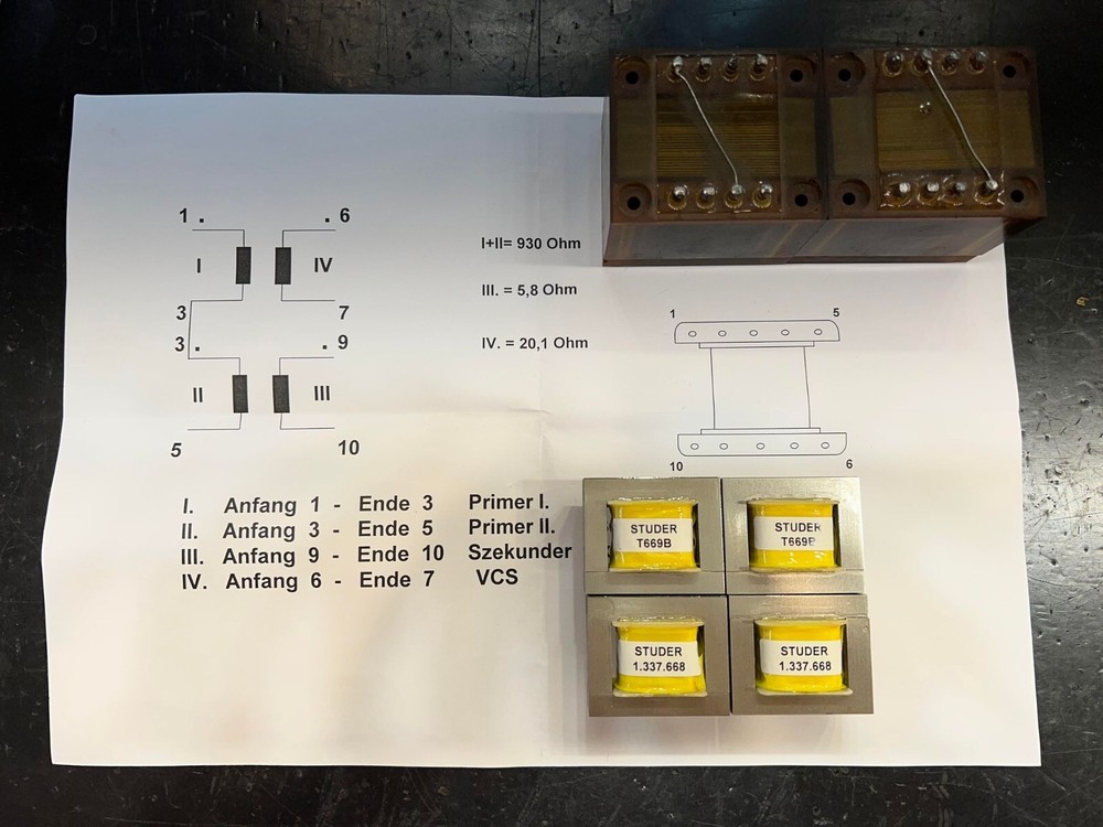Studer C37/J37 push-pull output transformer