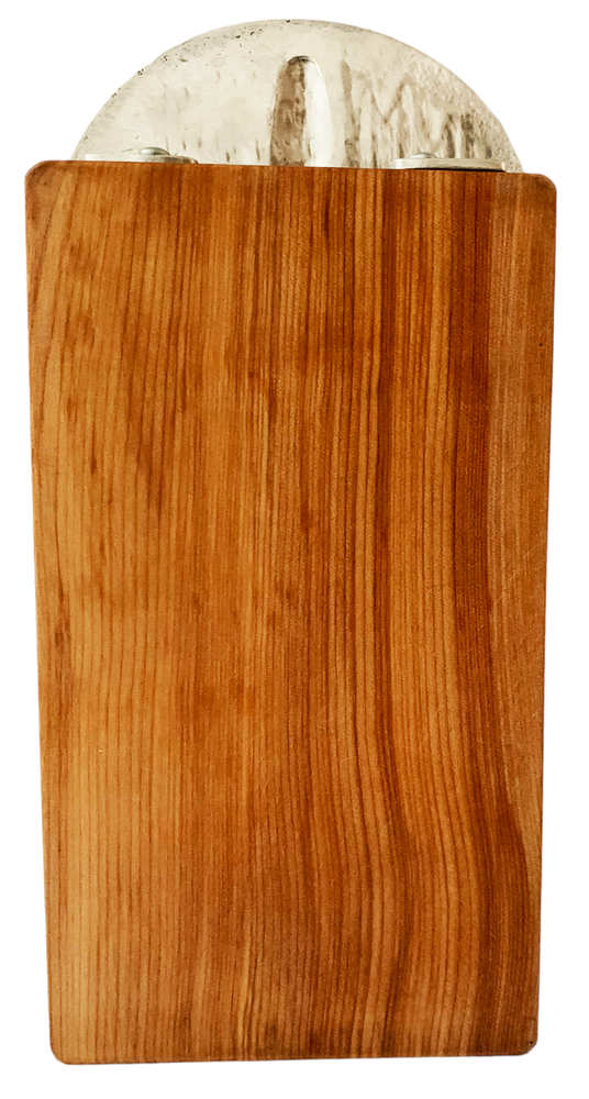 Cute Solid Wood and Pewter Lighthouse Cheese Serving Board For Entertaining New