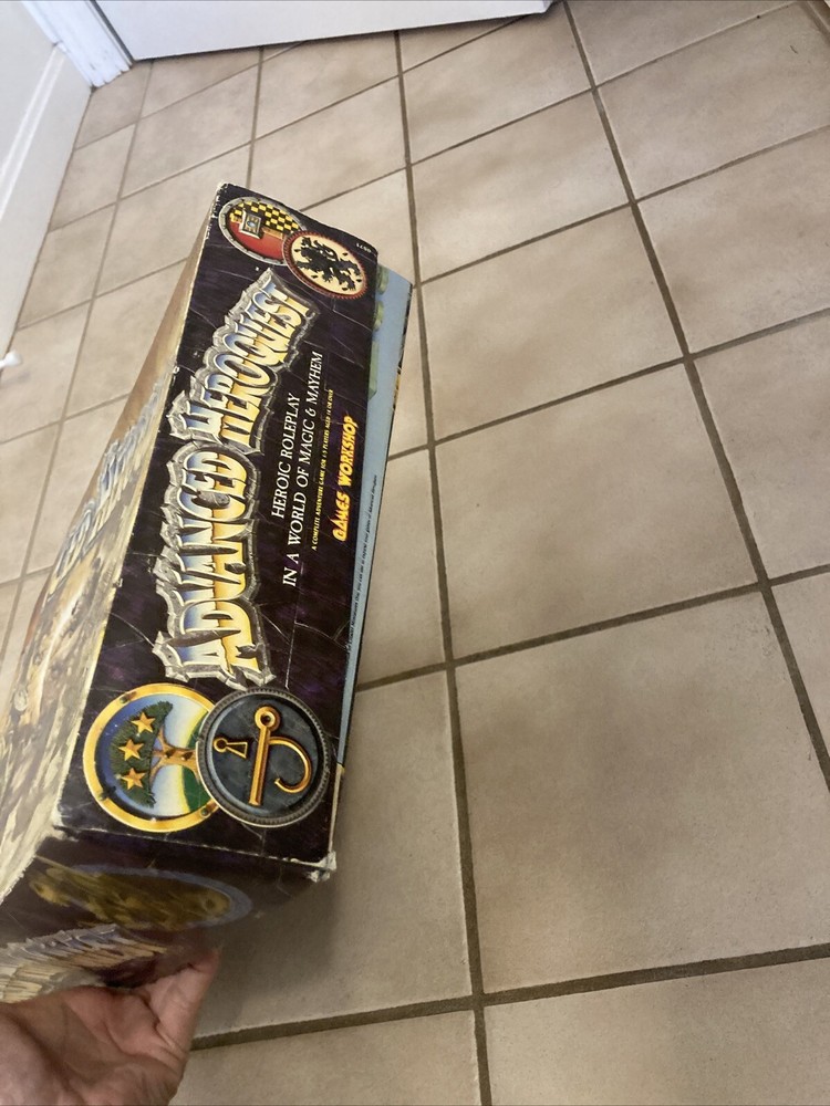 Advanced Heroquest Boardgame RPG Games Workshop 1990 (Mostly Complete) READ