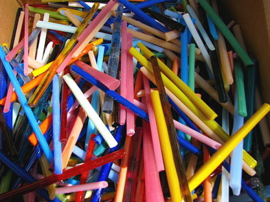 15 lbs Devardi Glass Rods Mixed SHORTS, with FREE Rod holder, Lampwork COE 104