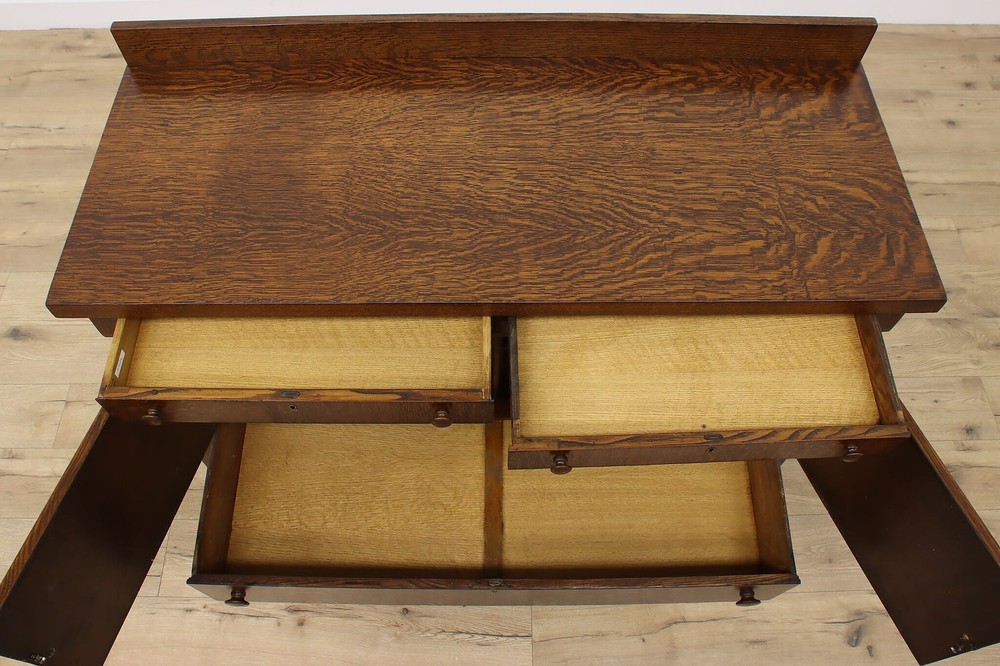 Empire Antique Oak Buffet, Server, Sideboard or Console #57126