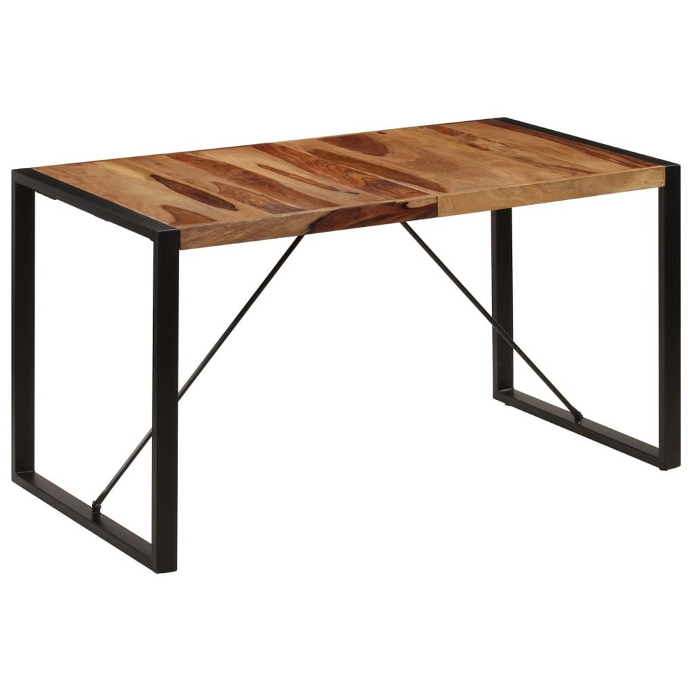 Dining Table Kitchen Table Dining Room Dinner Table Solid Acacia Wood vidaXL