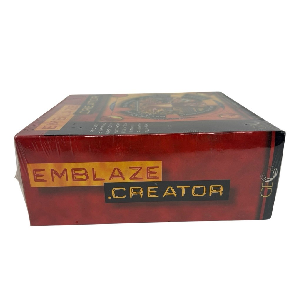 Emblaze Creator v2.5 GEO Windows PC Mac Software Disc Original Package Sealed 97